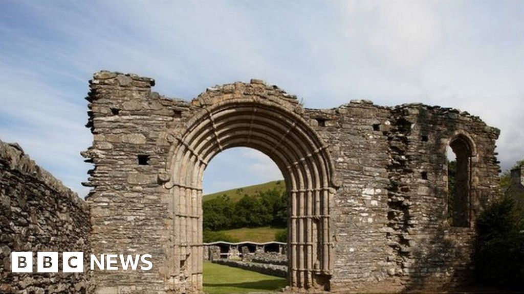 Strata Florida: Three shoes and ceramic egg set for abbey exhibition 