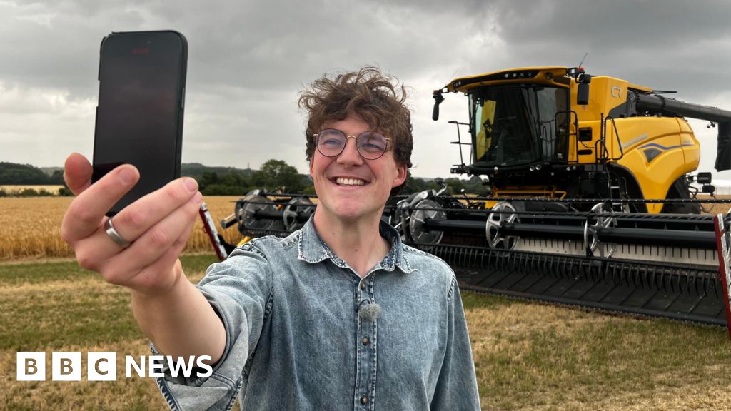 Live from the harvest: the farm social media stars
