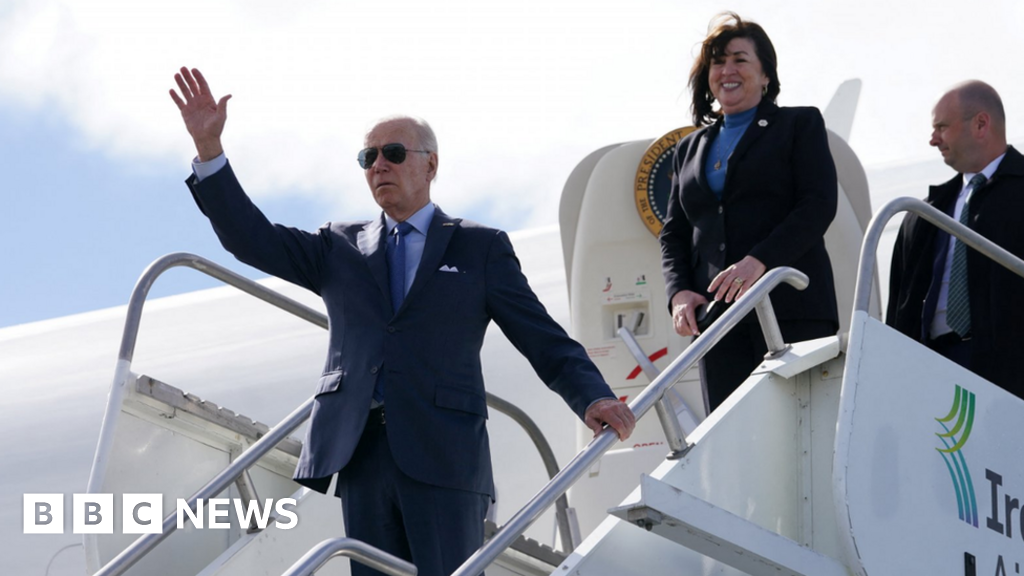 Joe Biden in Ireland: President arrives in County Mayo for final leg of visit