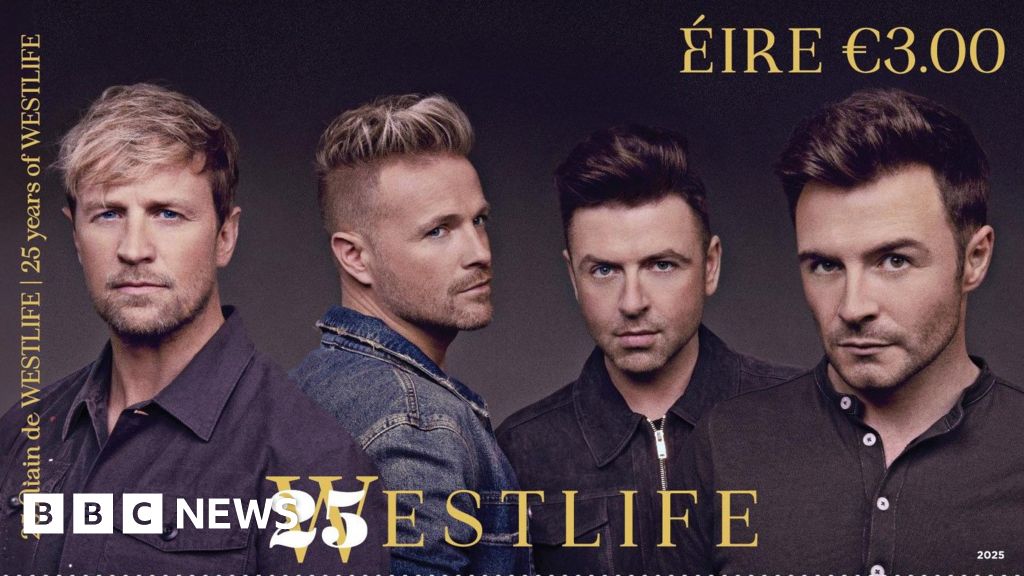 Westlife immortalised by Irish postal service