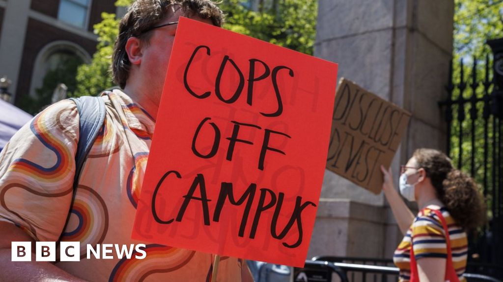 Columbia campus community 'shattered' by police raid