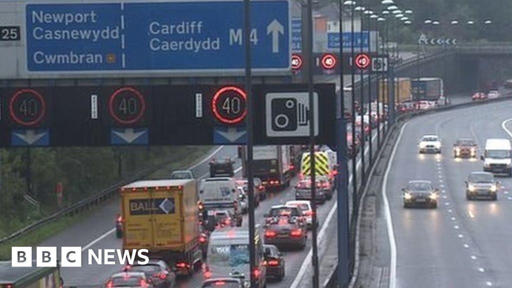 Tunnel proposal for £1bn M4 relief road around Newport - BBC News