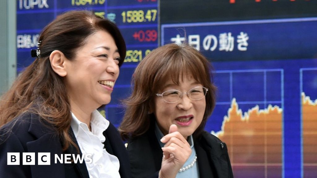 Japanese Shares Soar As Yen Weakens Against The Dollar BBC News japanese-shares-soar-as-yen-weakens-against-the-dollar-bbc-news