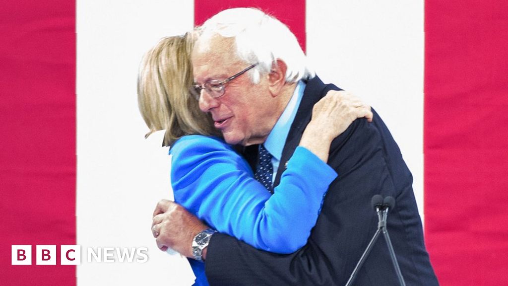 US Election 2016: Bernie Sanders Endorses Hillary Clinton - BBC News