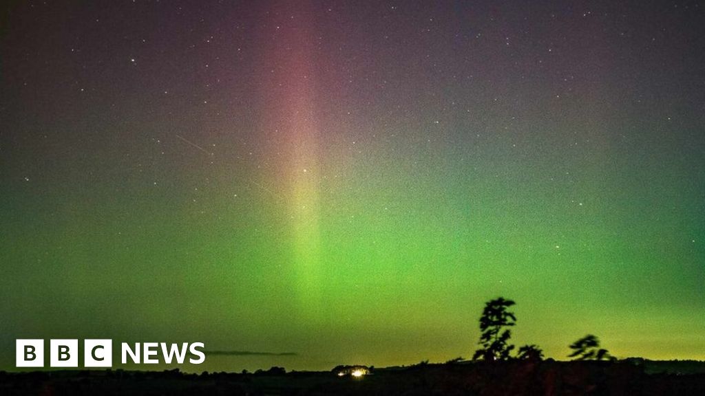 'I was gobsmacked by Northern Lights over Derbyshire'