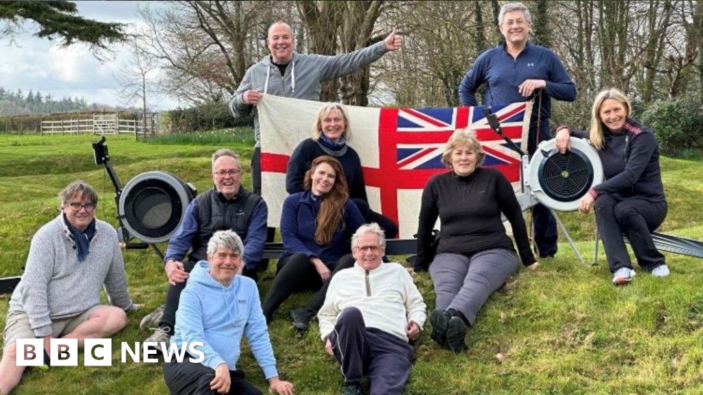 Wiltshire neighbours with average age of 63 to row 100 miles 