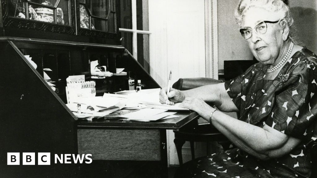 In pictures Agatha Christie Unfinished Portrait BBC News