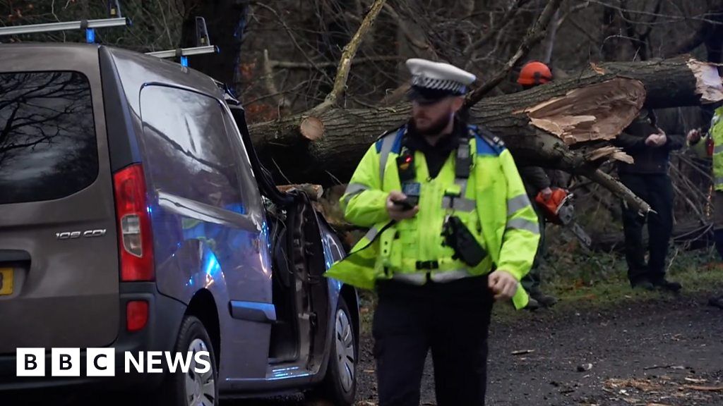 Storm Henk: 24 Hours Of Weather Destruction Across The UK - BBC News