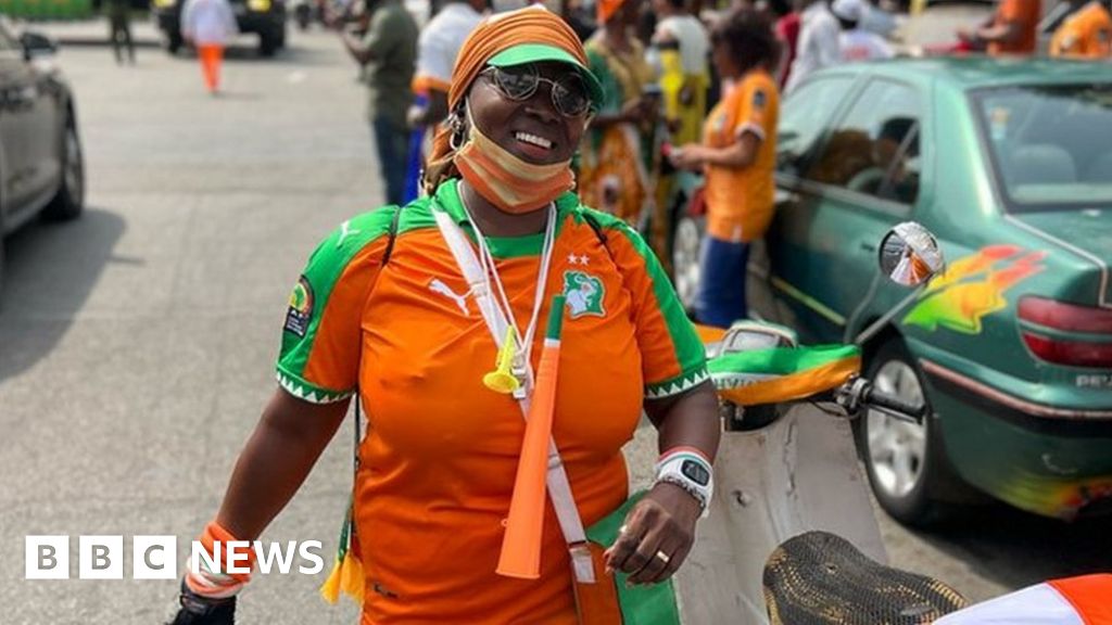 Africa Cup of Nations: Football fans in Ivory Coast flock to watch the victory parade in Abidjan