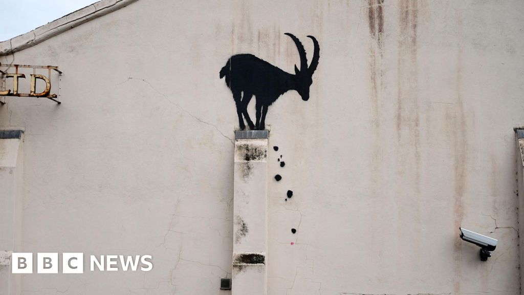 Banksy artwork appears on west London building