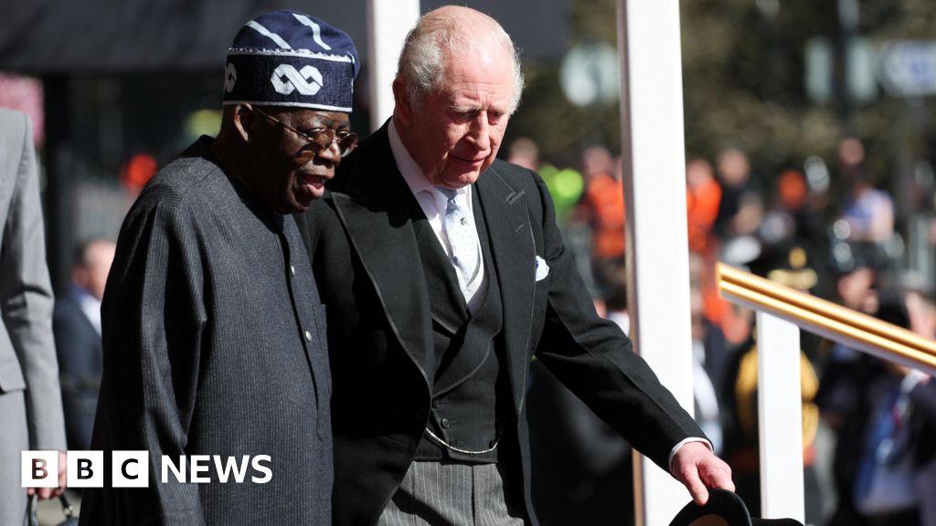 King Charles greets Nigerian president in Windsor sunshine