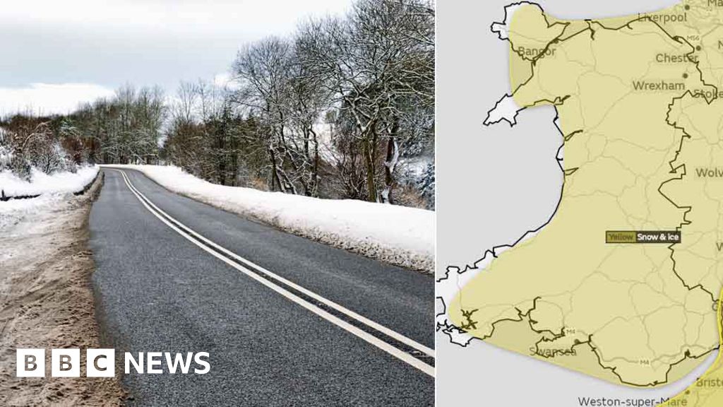 Travel Warning As Snow And Ice Hits Parts Of Wales - BBC News