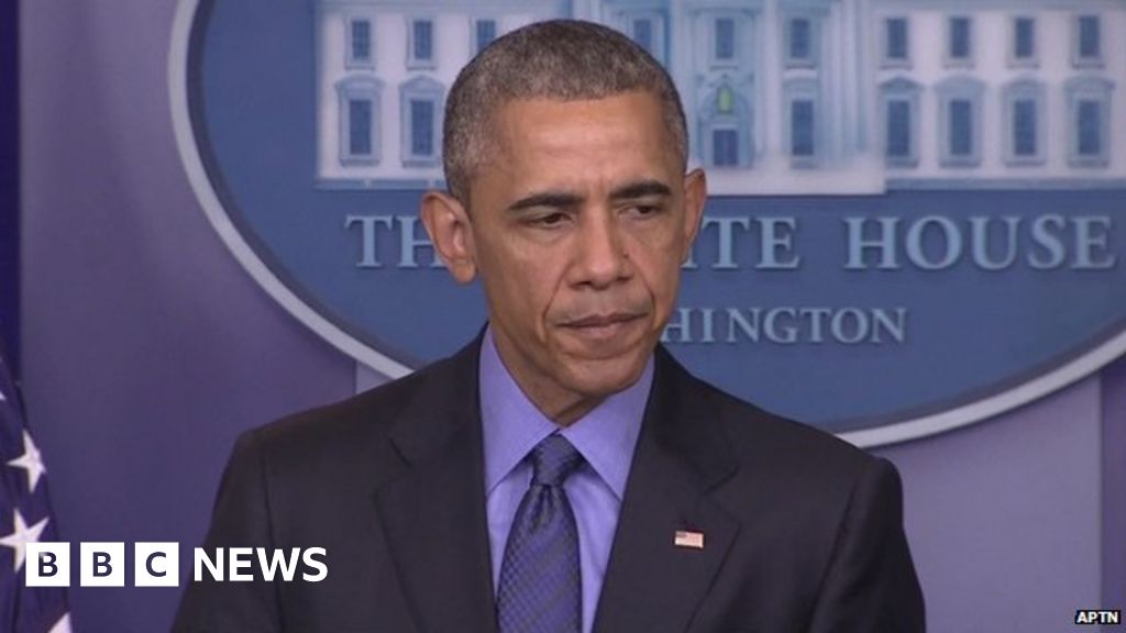 Obama statement on Charleston church shooting BBC News