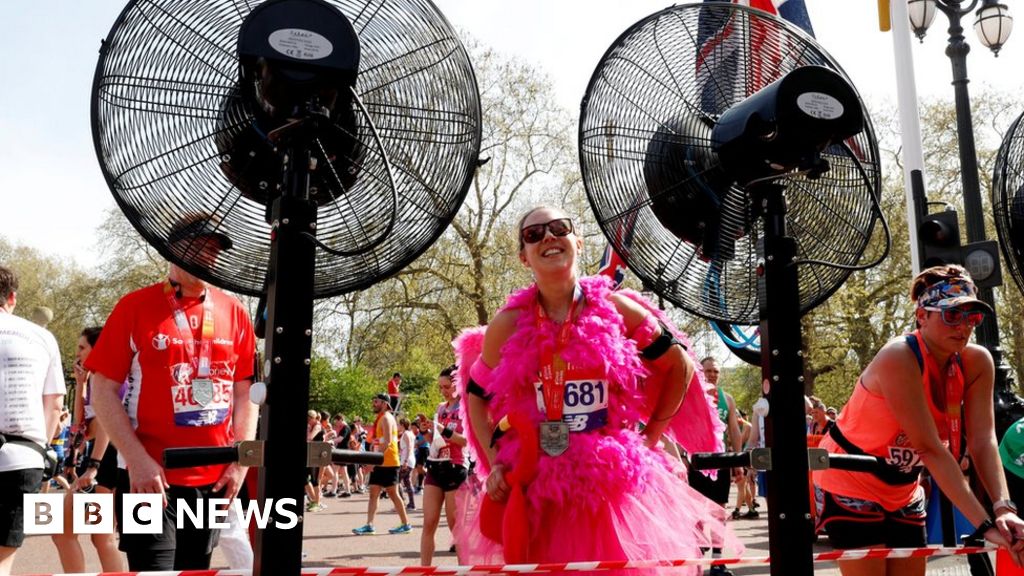 London Marathon 2018 hottest on record