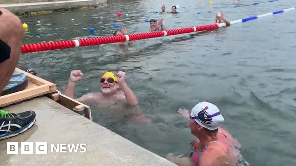 Guernsey swimming challenge for tidal pools raises £100,000 BBC News