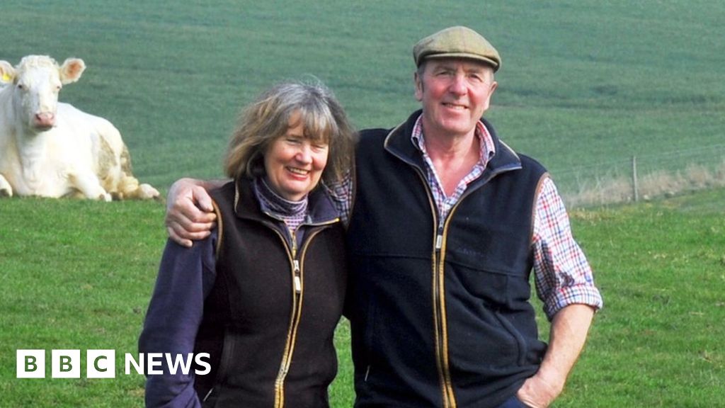Farmer auctions late wife's cow to raise money for hospice