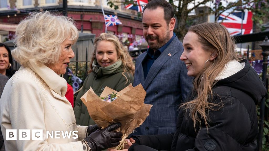 Camilla says she voted for Rose on Strictly during EastEnders set visit