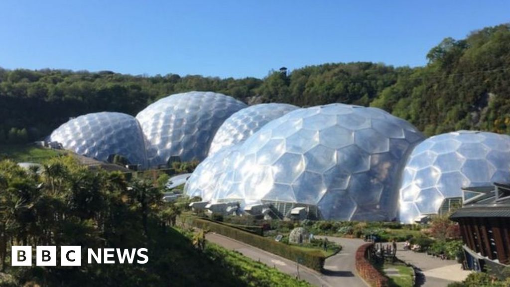 Cornwall Eden Project Closes After Heavy Rain Causes Floods Bbc News