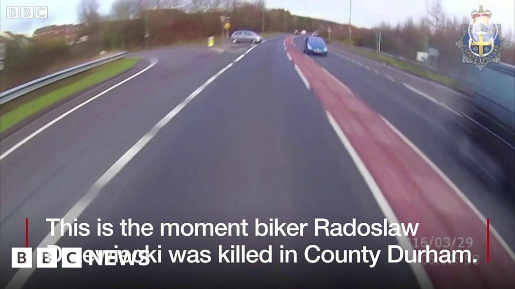 Motorbike Death Crash Footage Released By Police - BBC News