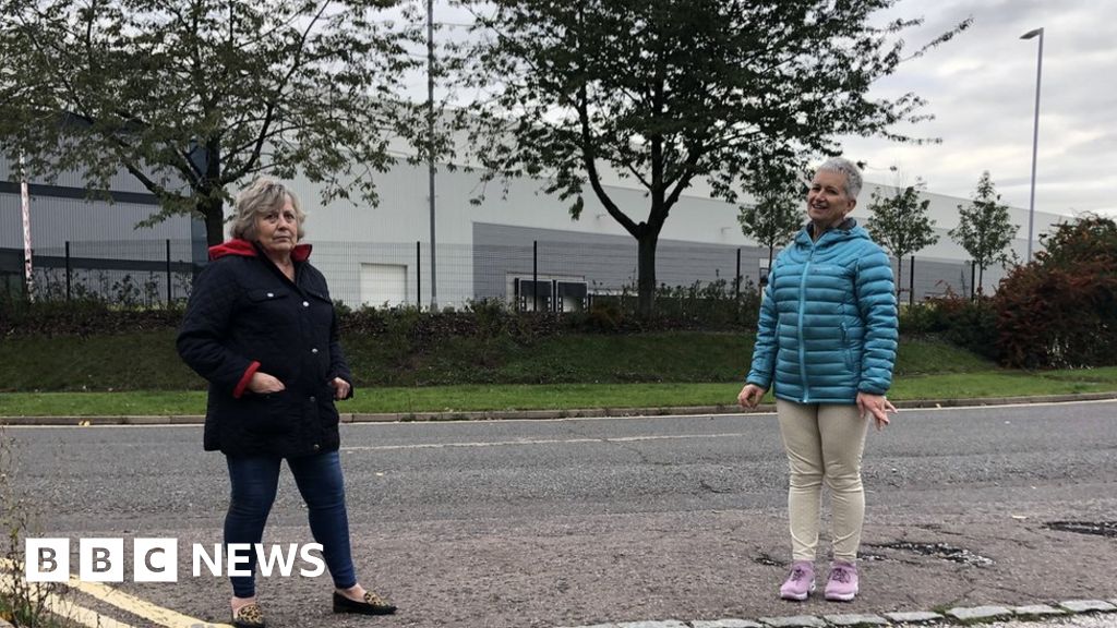 Milton Keynes: Living in the shadow of a 'huge, horrible' warehouse