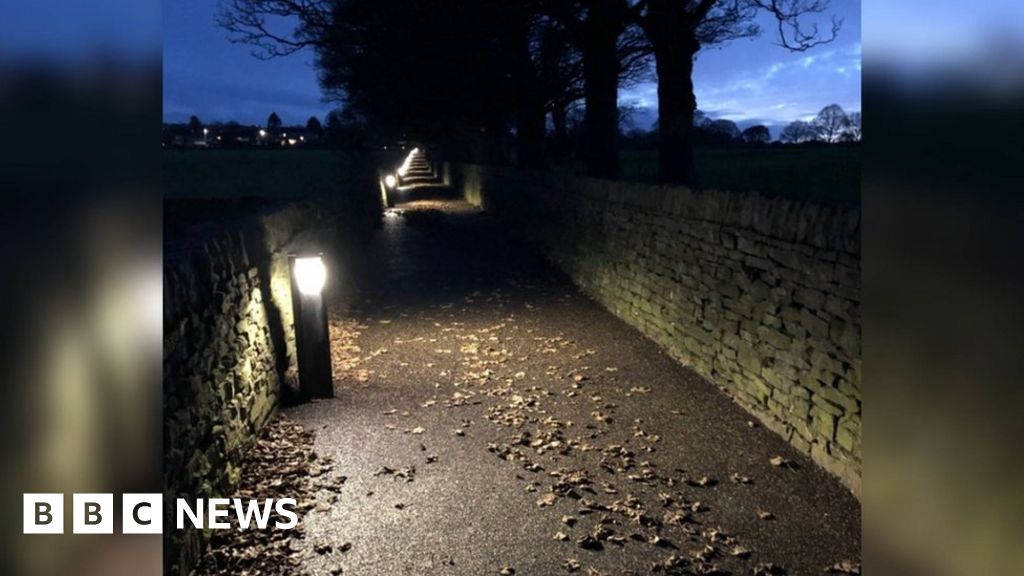 Plans to remove lit-up bollards on rural footpath unsafe says ...