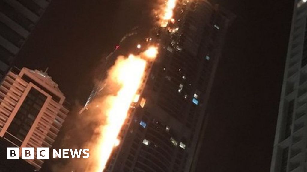 Dubai's Torch Tower catches fire for second time in two years