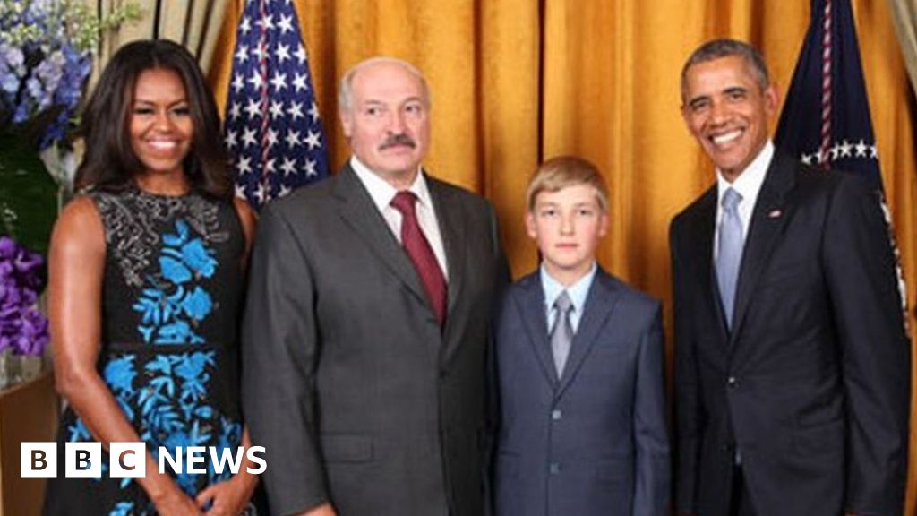 Why Does Belarus President Lukashenko Take Son Kolya To Work Bbc News
