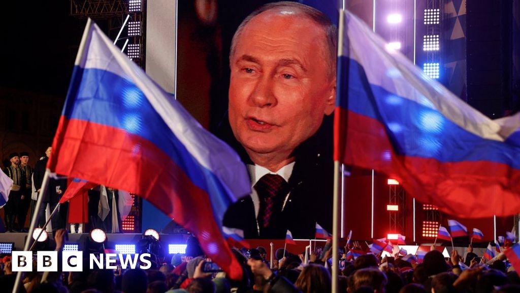 Wahlen in Russland: Putin lobt die illegale Annexion der Krim, nachdem er seinen Wahlsieg verkündet hat