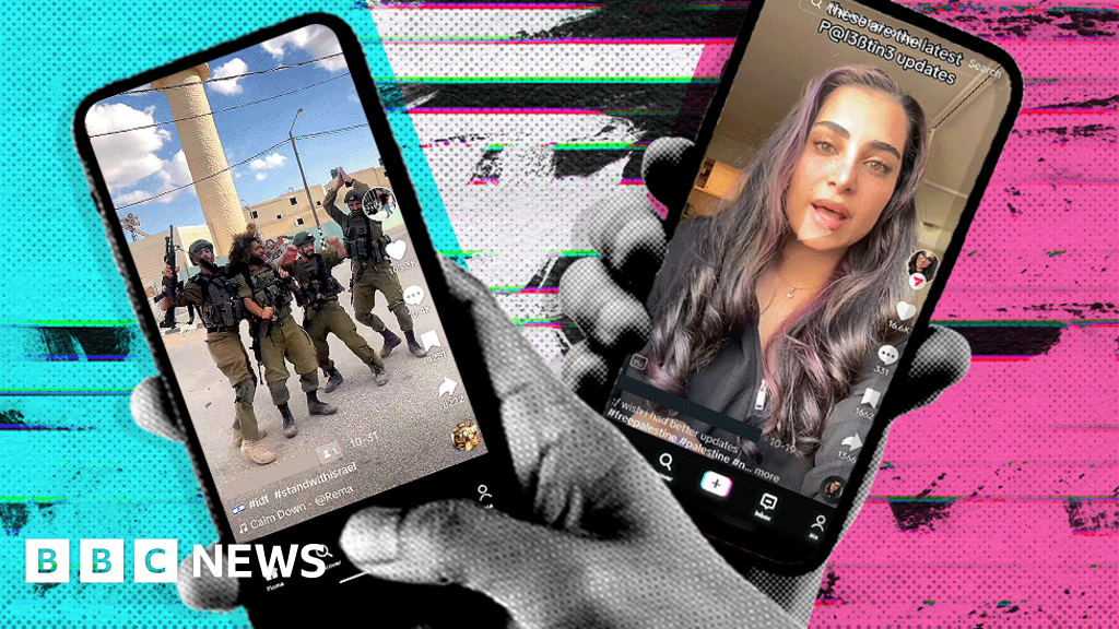 Slick videos or more ‘authentic’ content? The Israel-Gaza battles raging on TikTok and X
