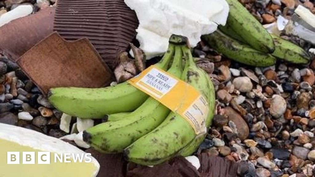 Why are there bananas on the beach?