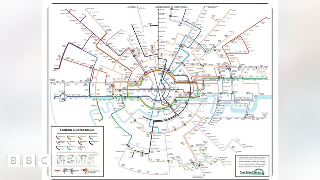 Tube map redesigned by University of Essex lecturer goes viral