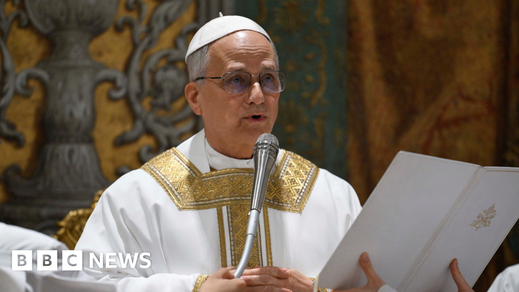 Pope Leo XIV warns against lack of faith in first mass at Vatican