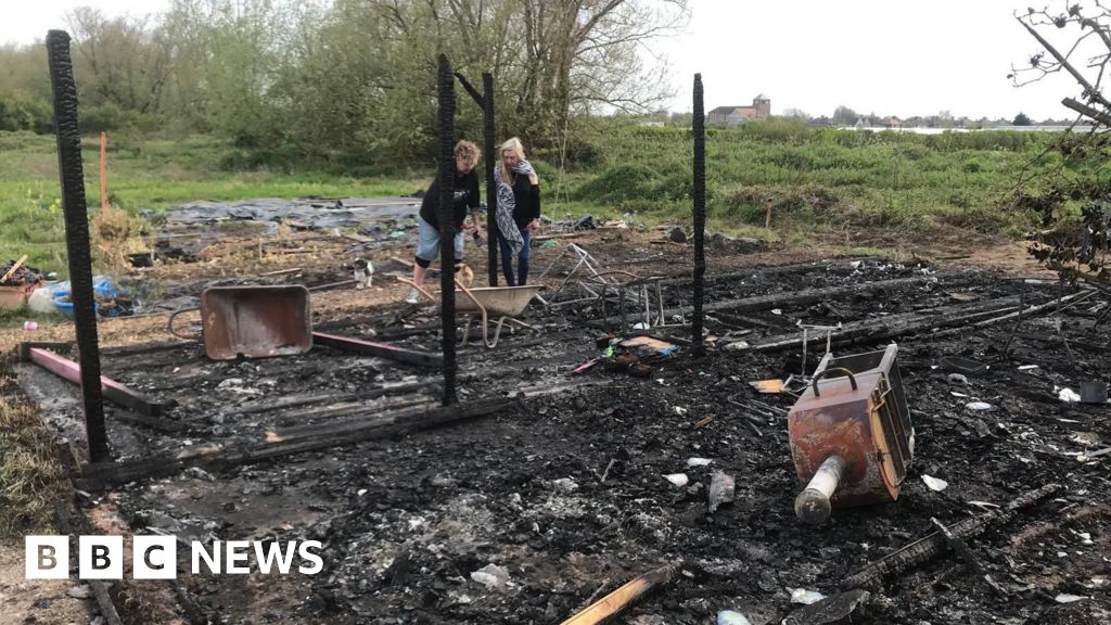 Wallasey community space burnt to ground in arson attack - BBC News