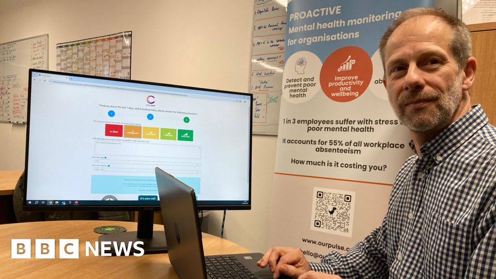 Hereford army veteran invents mental health app to help employers BBC