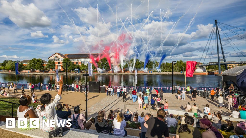 Stockton's new waterfront opens with Armed Forces Day celebration