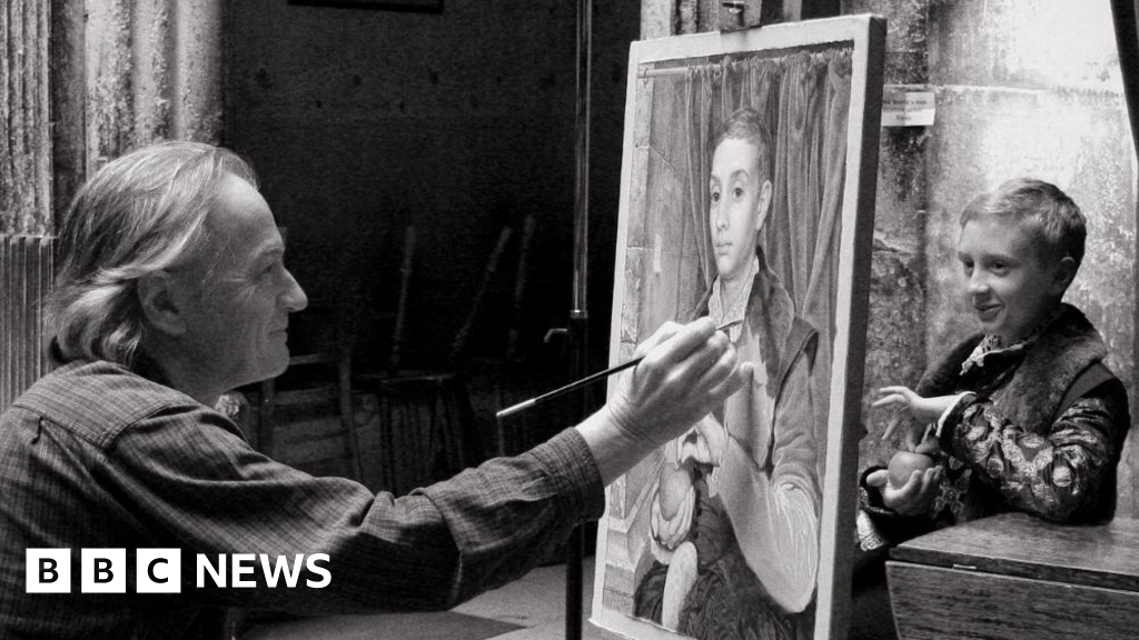 bbc.co.uk - Galya Dimitrova - The Grand Budapest Hotel painting made in Dorset goes on display