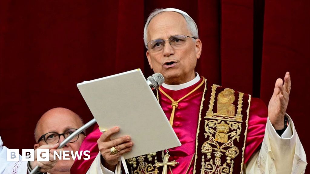 Watch Pope Leo XIV’s first public address