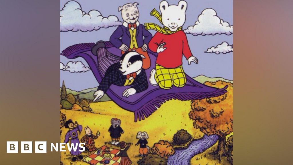 The Surrey home with unseen collections of Rupert Bear