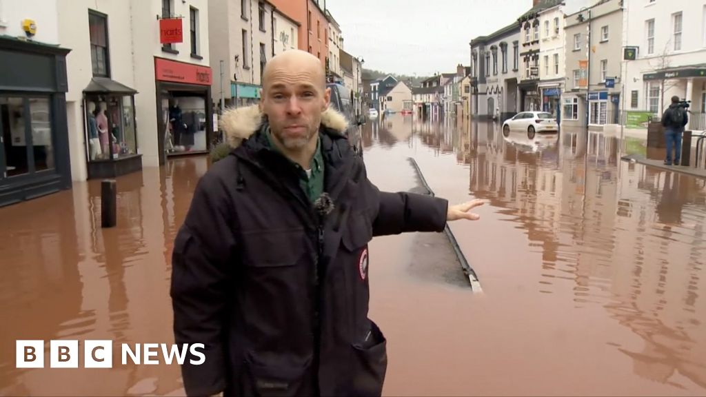 Watch: BBC at scene of devastating flooding in Wales