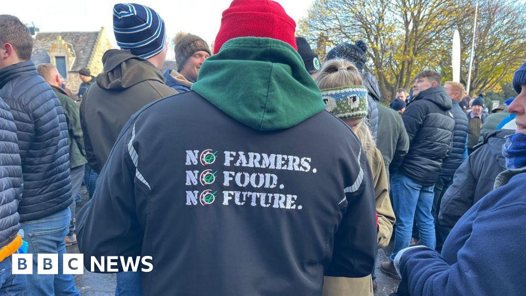 Farmers hold rally at Holyrood over funding and inheritance tax