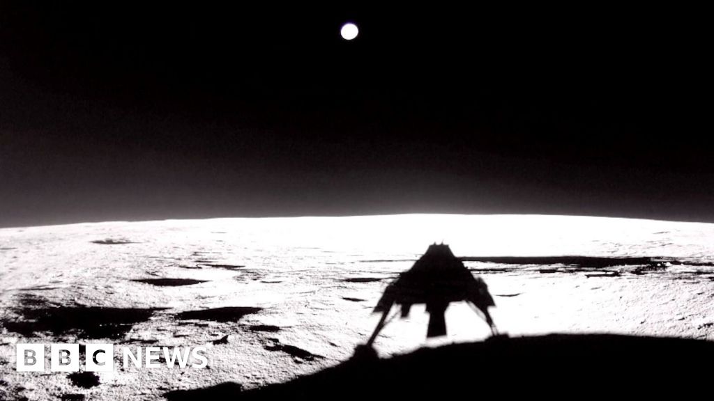 Moment Blue Ghost spacecraft landed on the Moon