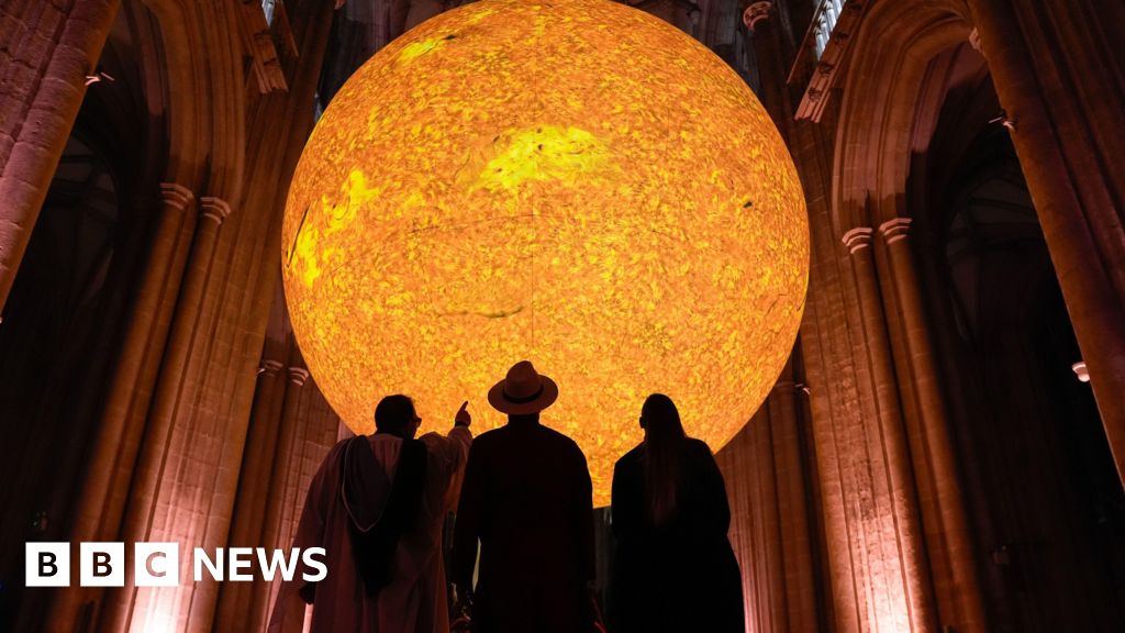 bbc.co.uk - Shariqua Ahmed  - Giant Sun installation to light up Peterborough Cathedral