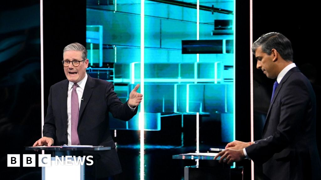 Watch: Sunak and Starmer go head-to-head in first TV debate