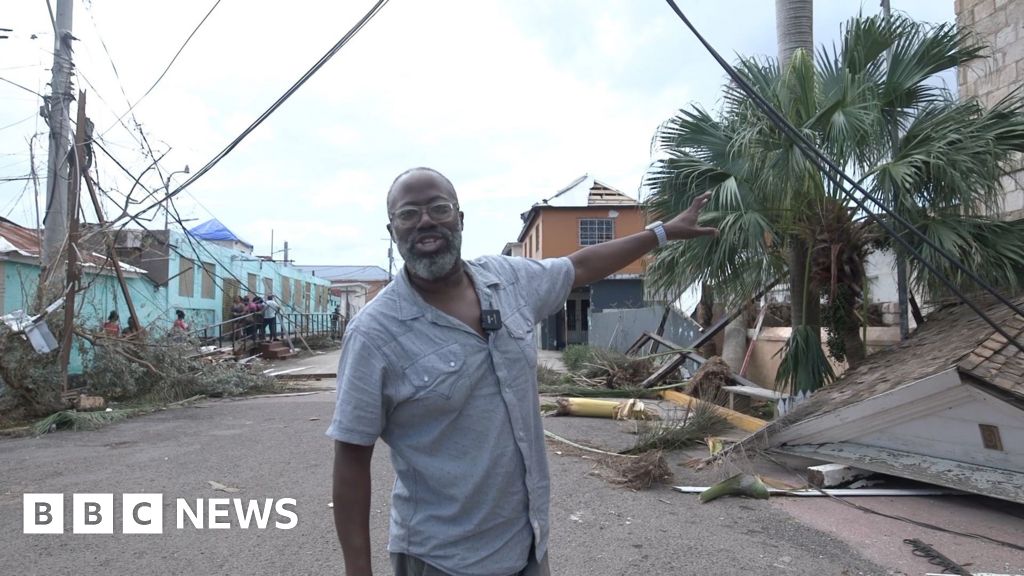 'Everything's gone' - BBC finally able to access one of Jamaica's worst-hit areas