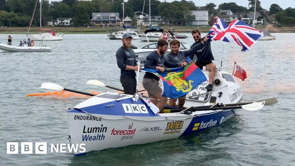 Devon rower smashes world record attempt during Atlantic crossing
