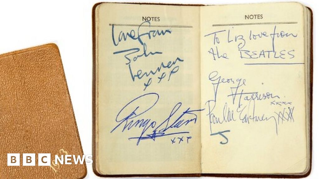'Forgotten' Beatles autographs from Nottingham gig to be auctioned