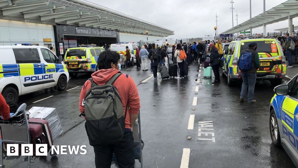 Heathrow Terminal 2 evacuated over 'suspicious item' BBC News