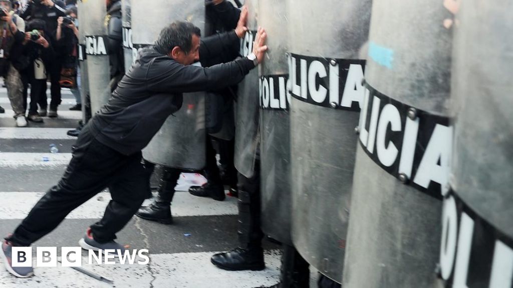 Peru anti-government protest grips capital Lima