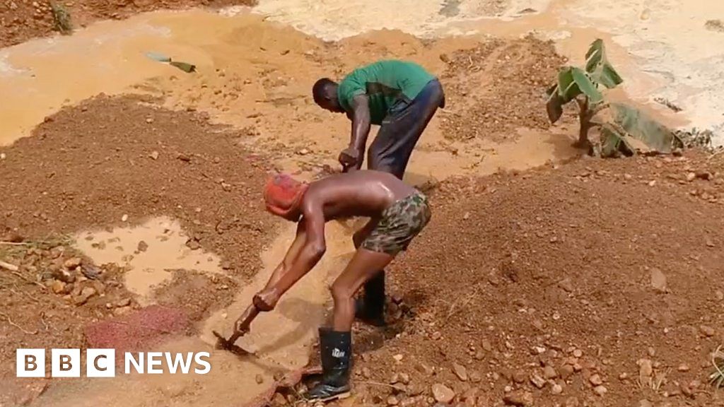 The illegal gold mines killing rivers and livelihoods in Ghana