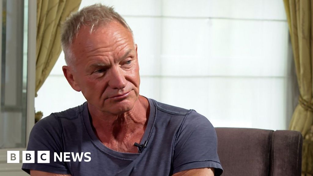 Sting warns against AI songs as he wins prestigious music prize